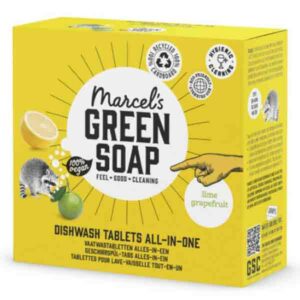 Marcel's Green Soap Vaatwastabletten Grapfruit & Limoen ( 24 stuks )