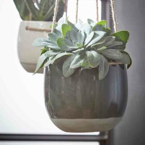 Mica Decorations Hangpot Met Touw Resa