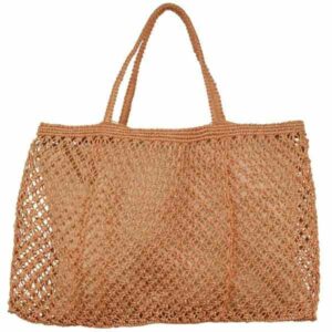 Imbarro Shopper Strandtas Jute/Katoen