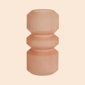Light & Living Vaas Josia Mat Glas Peach