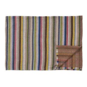 Klippan Deken Baby Organic Cotton Chenille Miami Multicolor Stripes 70 x 90 cm