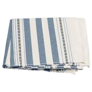 David Fussenegger Zomerdoek Jaquard Streep 150x180 95% katoen 5% Viscose