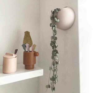 Pt, Wandplantenpot Globe Mat Keramiek