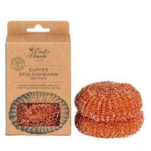 Croll & Denecke Schoonmaakspons Koper ( 2 stuks )