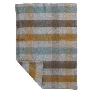 Klippan Wiegdeken Ruit Gotland Wol 65 x 90cm