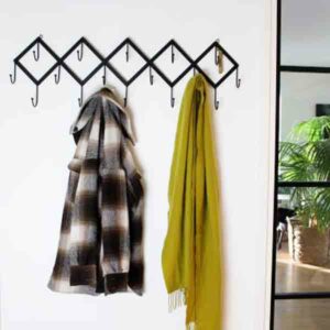 Housevitamin Accordeon Kapstok Metaal Black